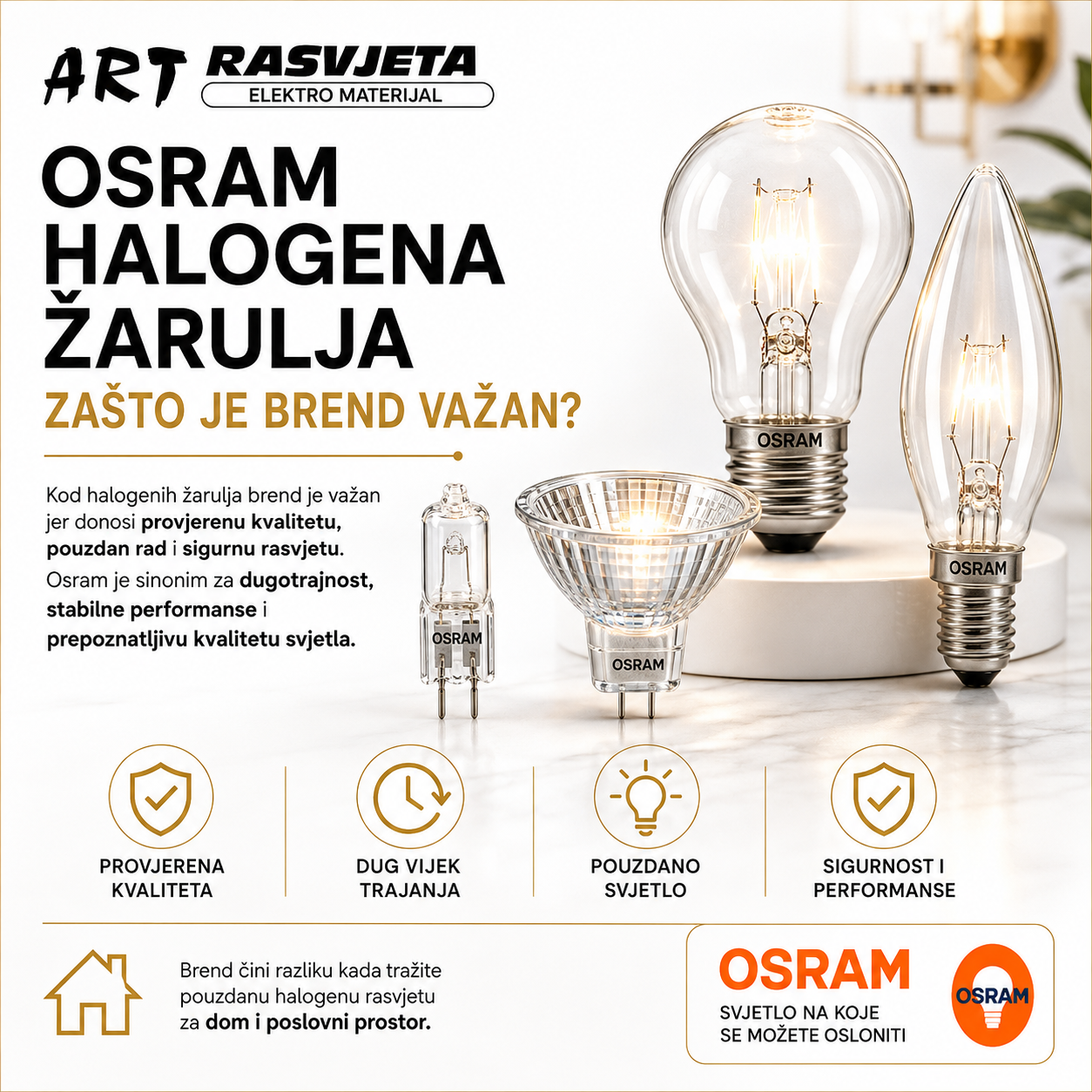 Osram Halogena žarulja: Zašto je brend važan?
