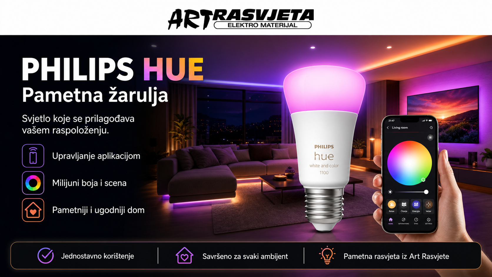 PHILIPS HUE pametna žarulja