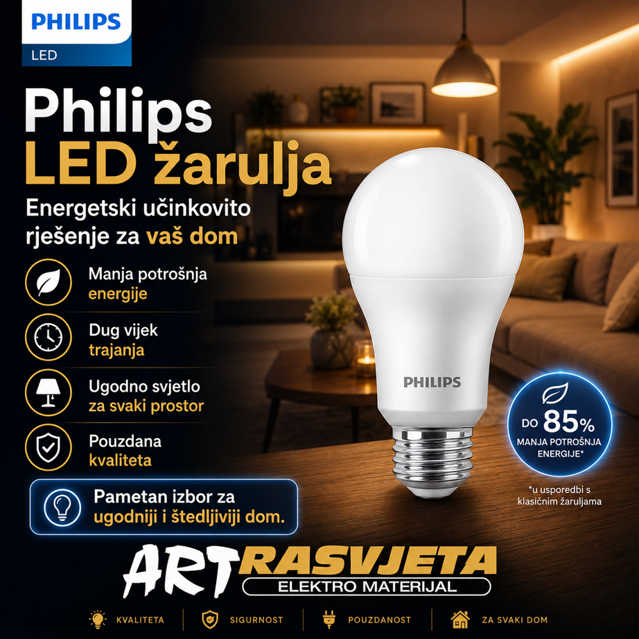 Philips LED žarulja: Energetski učinkovito rješenje za vaš dom
