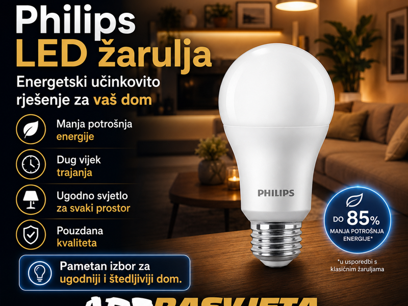 Philips LED žarulja: Energetski učinkovito rješenje za vaš dom