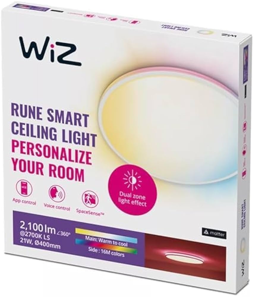 PHILIPS Rune WiZ Smart Ceiling Light 21W
