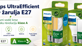 Philips UltraEfficient LED žarulja E27: Ultimativni vodič kroz energetsku revoluciju klase A