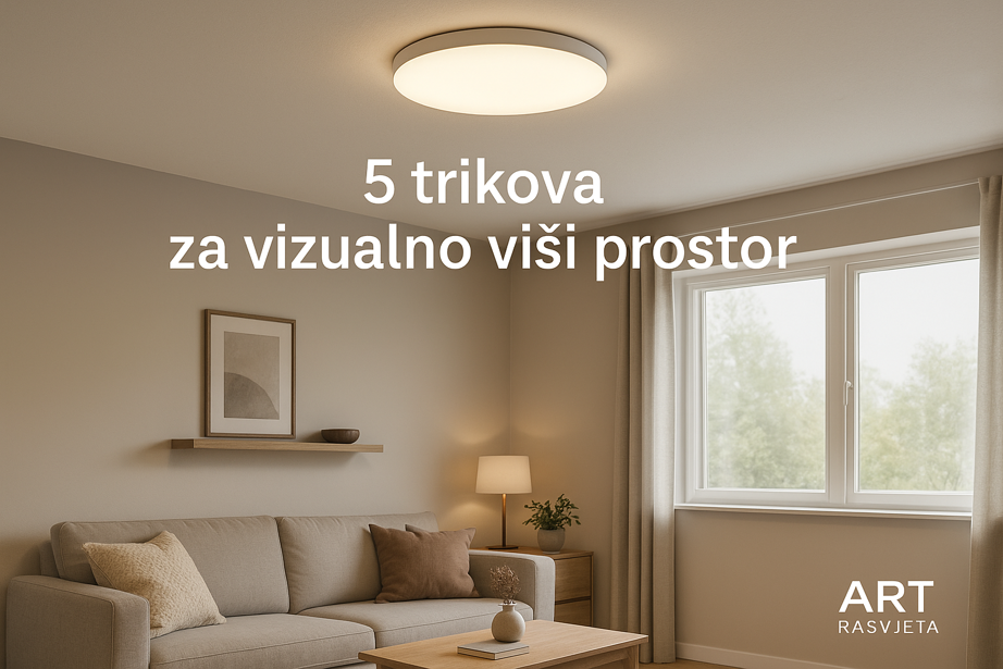 Plafonjere za Niske Stropove: 5 Trikova Kako Rasvjetom Vizualno Povećati i Otvoriti Prostor