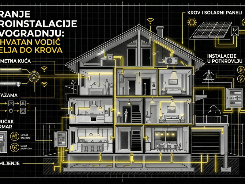 Planiranje elektroinstalacije za novogradnju: Sveobuhvatan vodič od temelja do krova