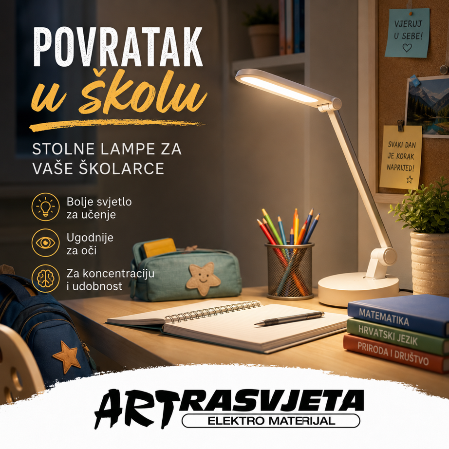 Povratak u školu ( stolne lampe za vaše školarace)