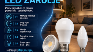 Prednosti prelaska na LED žarulje