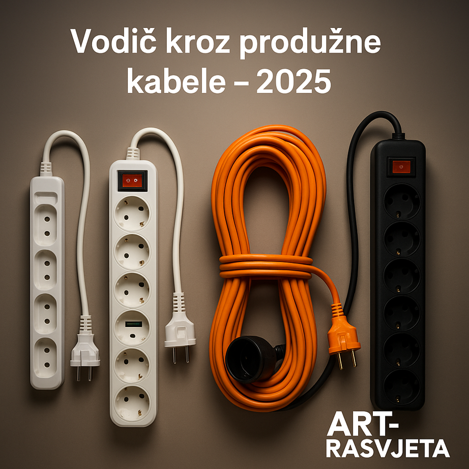 Produžni kabel – vodič za siguran i pametan odabir (2025.)