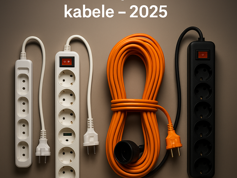 Produžni kabel – vodič za siguran i pametan odabir (2025.)