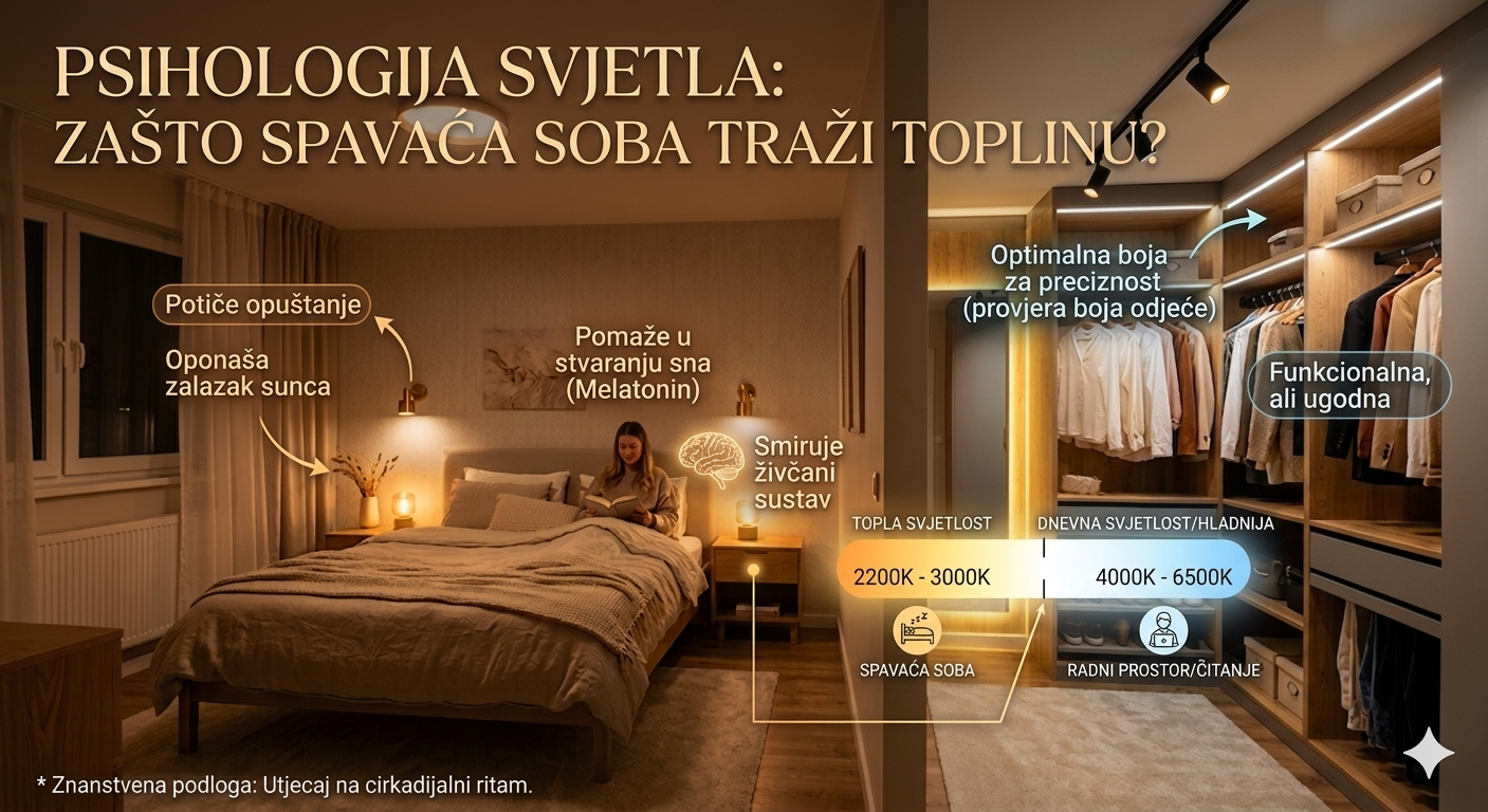Psihologija svjetla: Zašto spavaća soba traži toplinu?