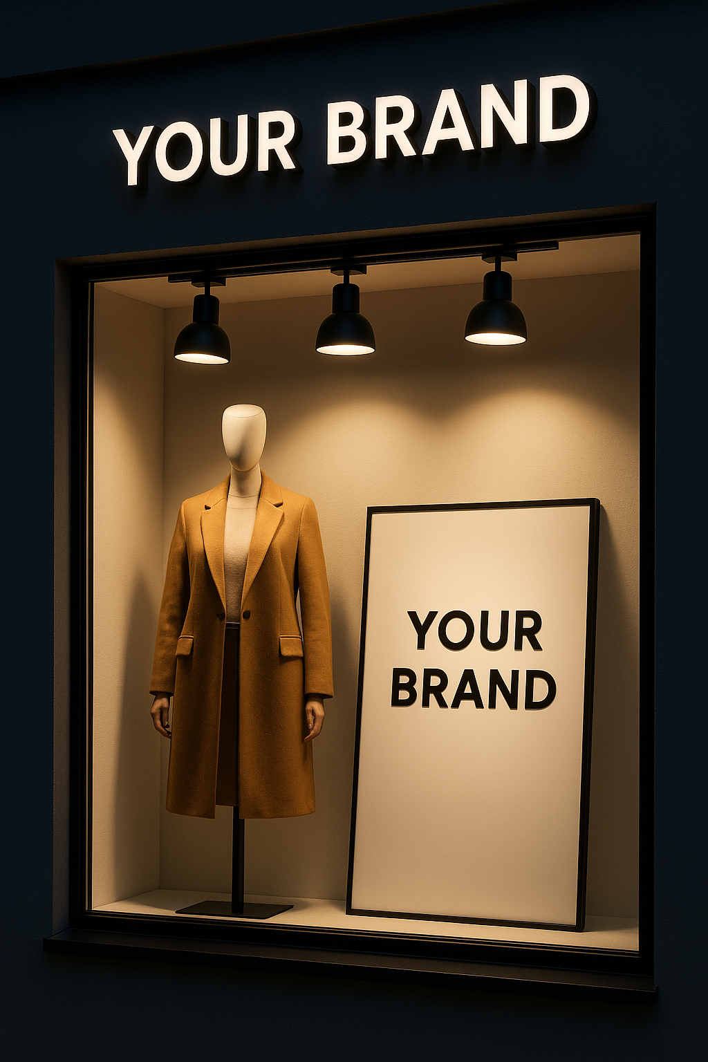 Rasvjeta za izloge i brendiranje