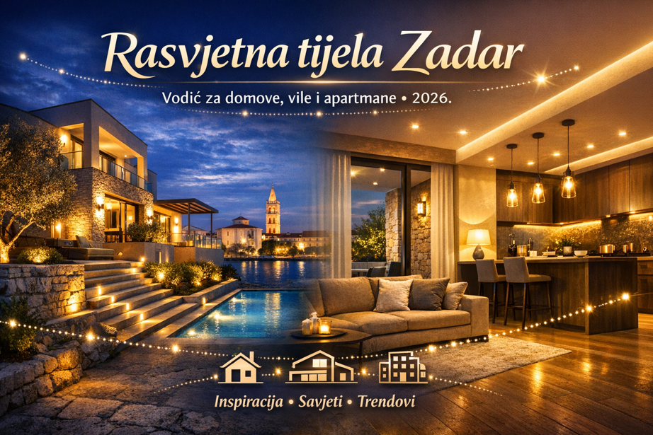 Rasvjetna tijela Zadar: Kompletan vodič za opremanje domova, vila i apartmana (2026.)