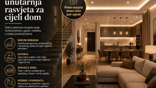 Savršena unutarnja rasvjeta za cijeli dom