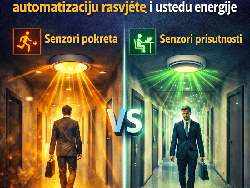 Senzori pokreta vs. Senzori prisutnosti: Sveobuhvatan vodič kroz automatizaciju rasvjete i uštedu en