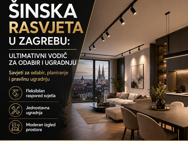 Šinska rasvjeta u Zagrebu: Ultimativni vodič za odabir i ugradnju (Art-rasvjeta)