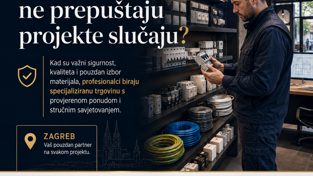 Specijalizirana trgovina elektromaterijalom u Zagrebu: Zašto profesionalci ne prepuštaju projekte