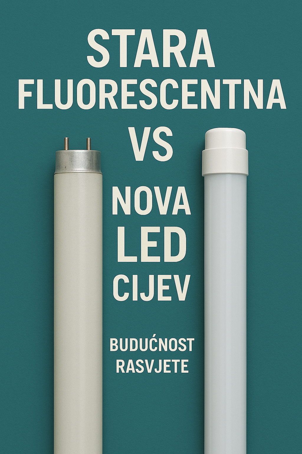 Stara Fluorescentna vs Nova LED Cijev - Budućnost Rasvjete