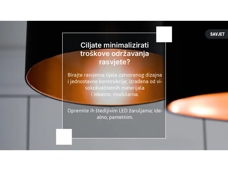 Štedljiva rasvjeta: Kako smanjiti troškove energije i očuvati okoliš