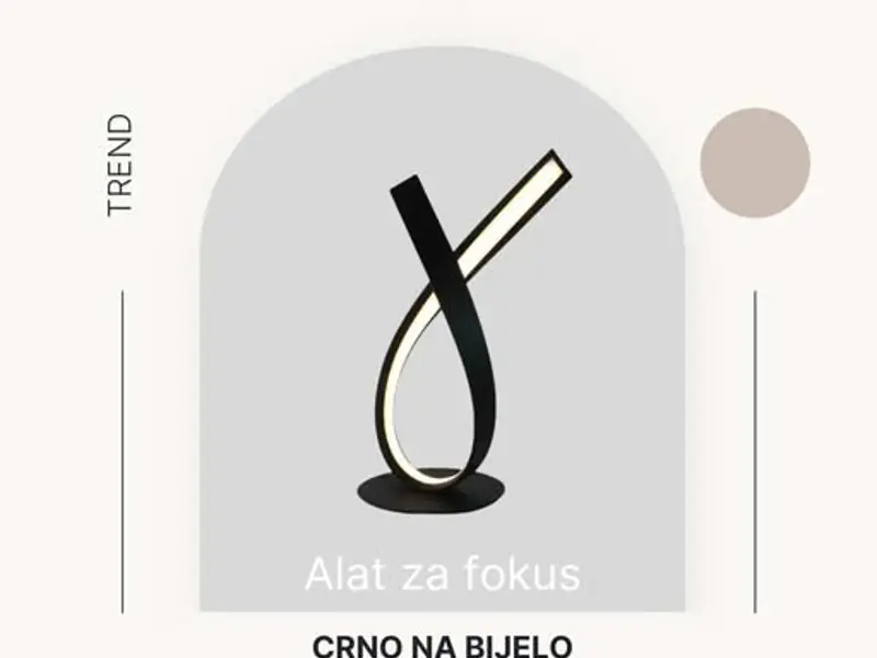 Stolna LED svjetiljka koja stvara fokus: minimalizam, precizno svjetlo i rad bez distrakcija