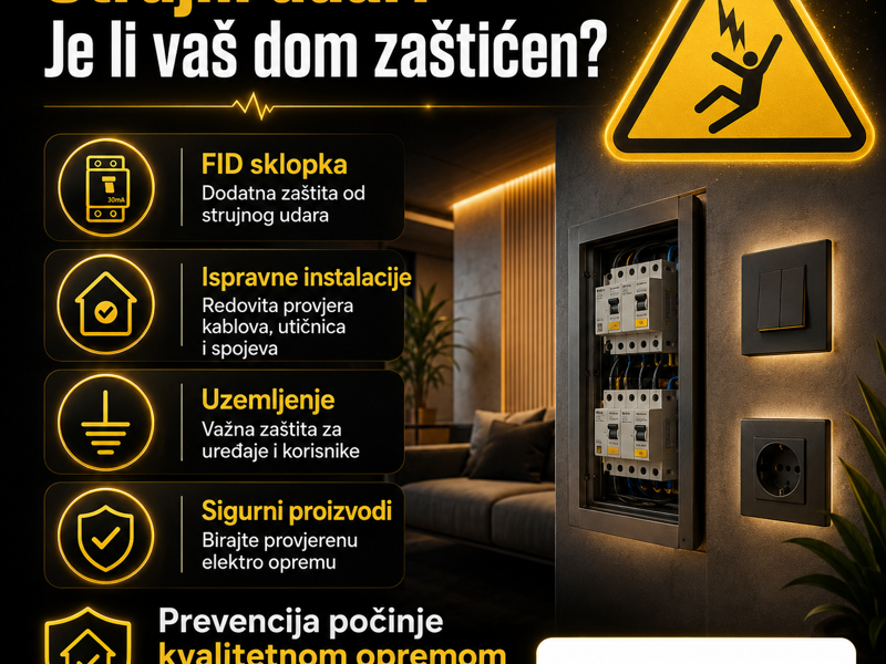 Strujni udar: Je li vaš dom zaštićen?