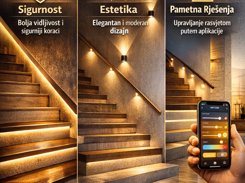 Stubišna rasvjeta: Sveobuhvatni vodič za sigurnost, estetiku i pametna rješenja