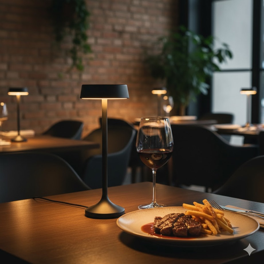 Stvaranje Savršenog Ambijenta: Vrhunski Vodič za Odabir Bežičnih Stolnih Lampi za Restorane, Kafiće