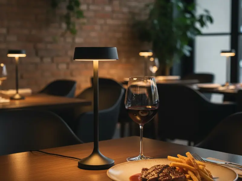 Stvaranje Savršenog Ambijenta: Vrhunski Vodič za Odabir Bežičnih Stolnih Lampi za Restorane, Kafiće