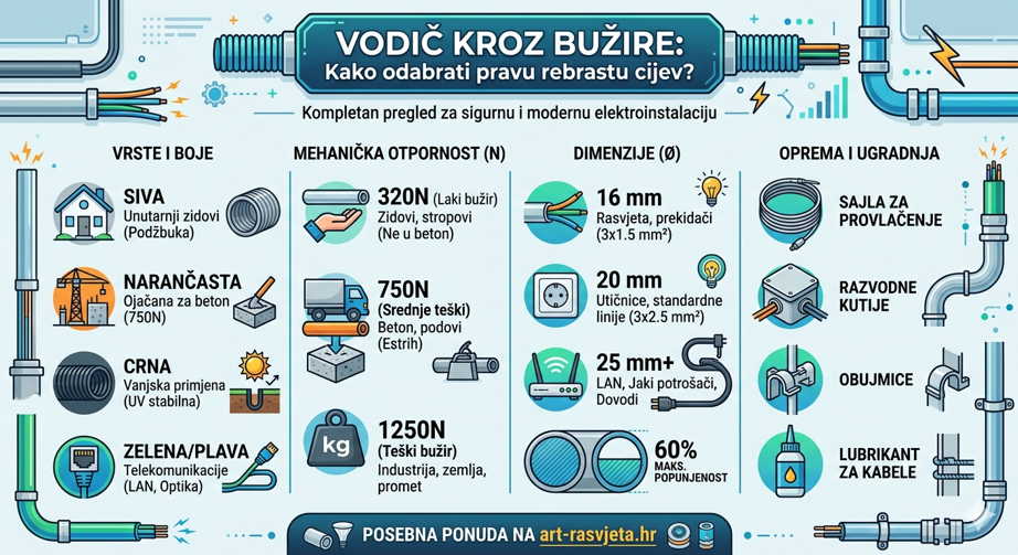 Sveobuhvatan vodič kroz bužire: Kako odabrati, instalirati i zaštititi elektroinstalacije