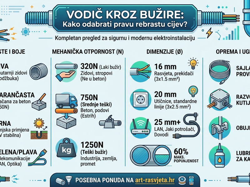 Sveobuhvatan vodič kroz bužire: Kako odabrati, instalirati i zaštititi elektroinstalacije