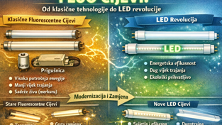 Sveobuhvatni vodič kroz fluo cijevi: Od klasične tehnologije do LED revolucije