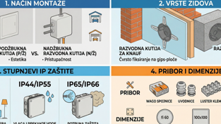 Sveobuhvatni vodič kroz razvodne kutije: Ključ sigurne i funkcionalne elektroinstalacije