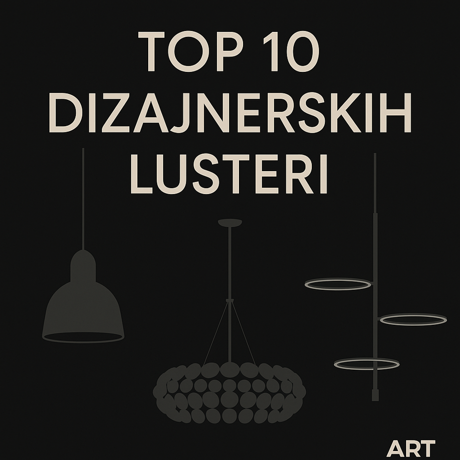 Top 10 dizajnerskih lustera koji mijenjaju izgled svakog doma