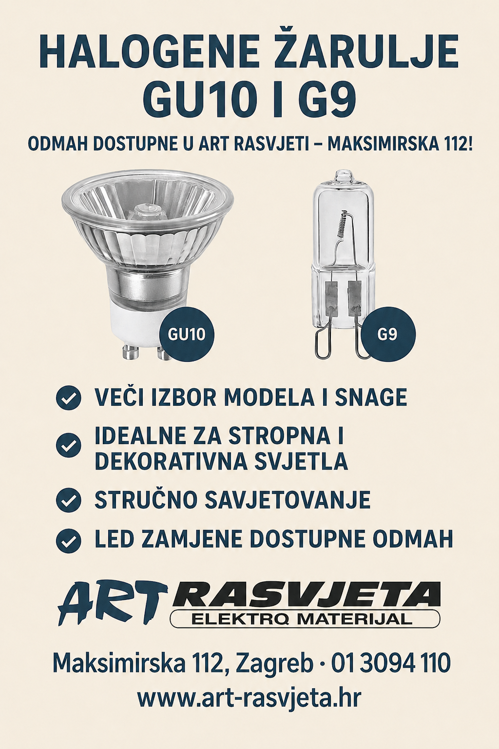 Top ponuda: GU10 i G9 halogene žarulje