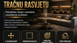 Ultimativni vodič kroz tračnu rasvjetu: Fleksibilan dizajn i savršeno osvjetljenje prostora