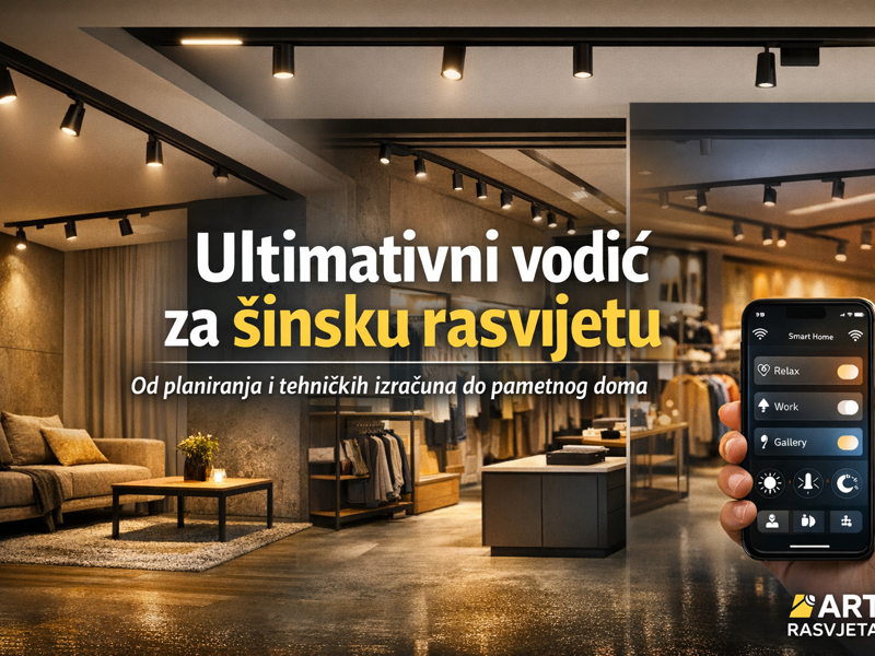 Ultimativni vodič za šinsku rasvjetu: Od planiranja i tehničkih izračuna do pametnog doma