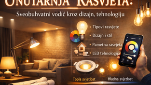 Unutarnja rasvjeta: Sveobuhvatni vodič kroz dizajn, tehnologiju