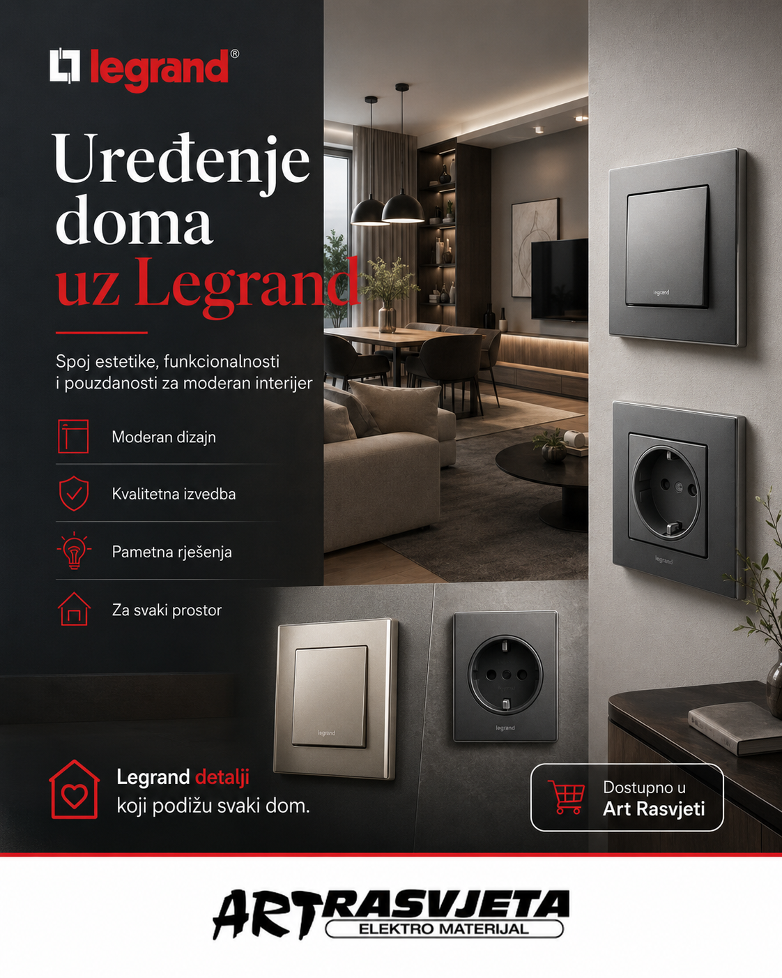 Uređenje doma uz Legrand