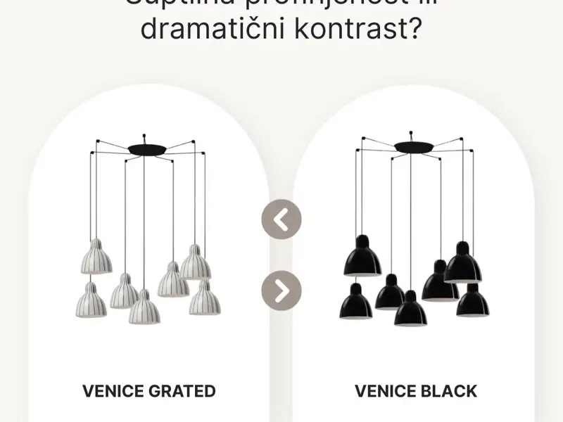 Venice visilice: profinjenost, tekstura i suvremena elegancija u vašem interijeru