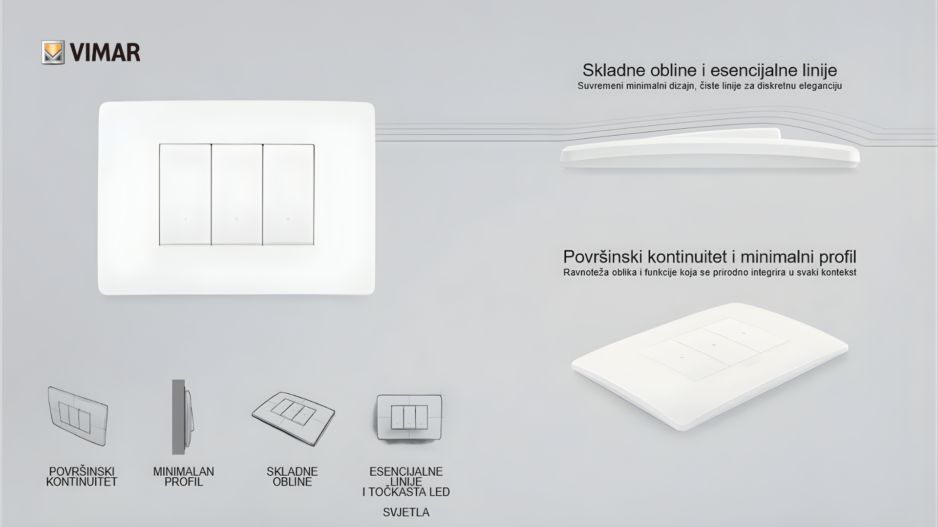 Vimar Plana prekidači i utičnice