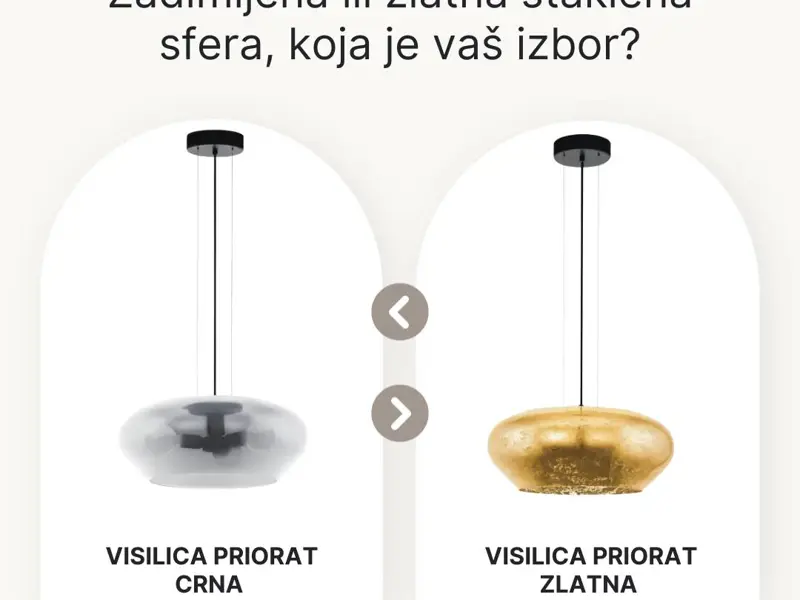 Visilica Priorat – spoj elegancije, svjetla i suvremenog dizajna