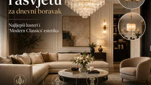 Vodič kroz modernu rasvjetu za dnevni boravak: Najljepši lusteri i "Modern Classics" estetika