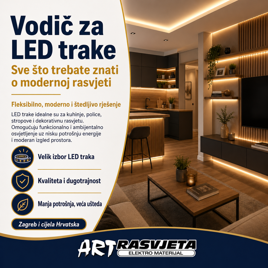 Vodič za LED trake : Sve što trebate znati o modernoj rasvjeti