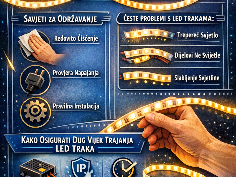 Vodič za održavanje i rješavanje problema s LED trakama: Kako osiguraliti desetljeća besprijekornog