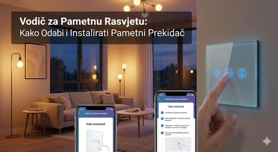 Vodič za Pametnu Rasvjetu: Kako Odabrati i Instalirati Pametni Prekidač