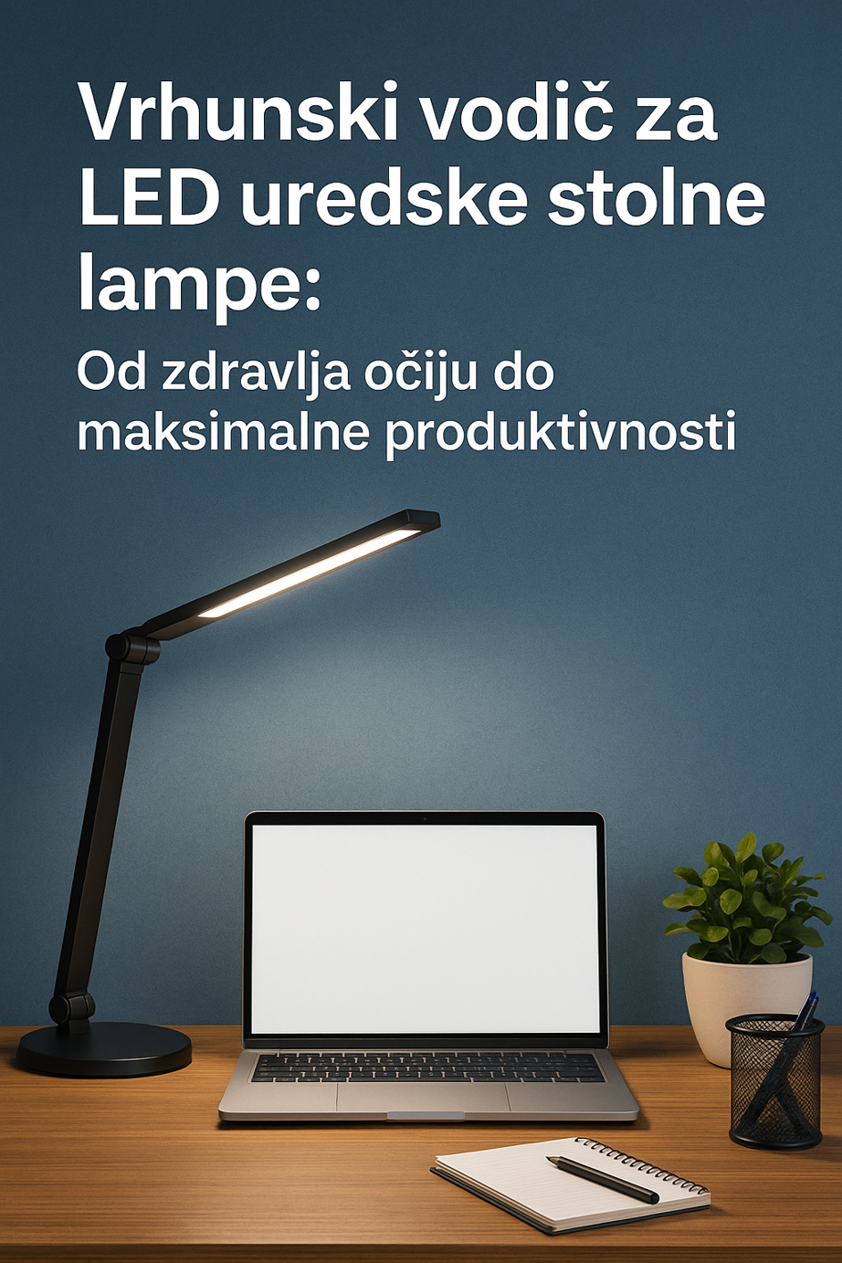 Vrhunski Vodič za LED Uredske Stolne Lampe: Od Zdravlja Očiju do Maksimalne Produktivnosti