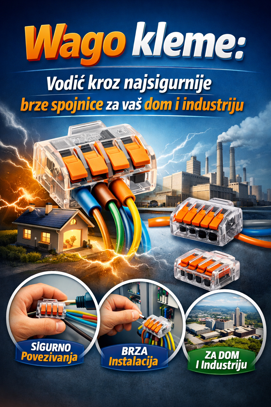 Wago kleme: Vodič kroz najsigurnije brze spojnice za vaš dom i industriju