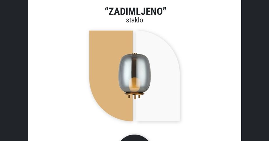 "Zadimljeno" stakleno sjenilo