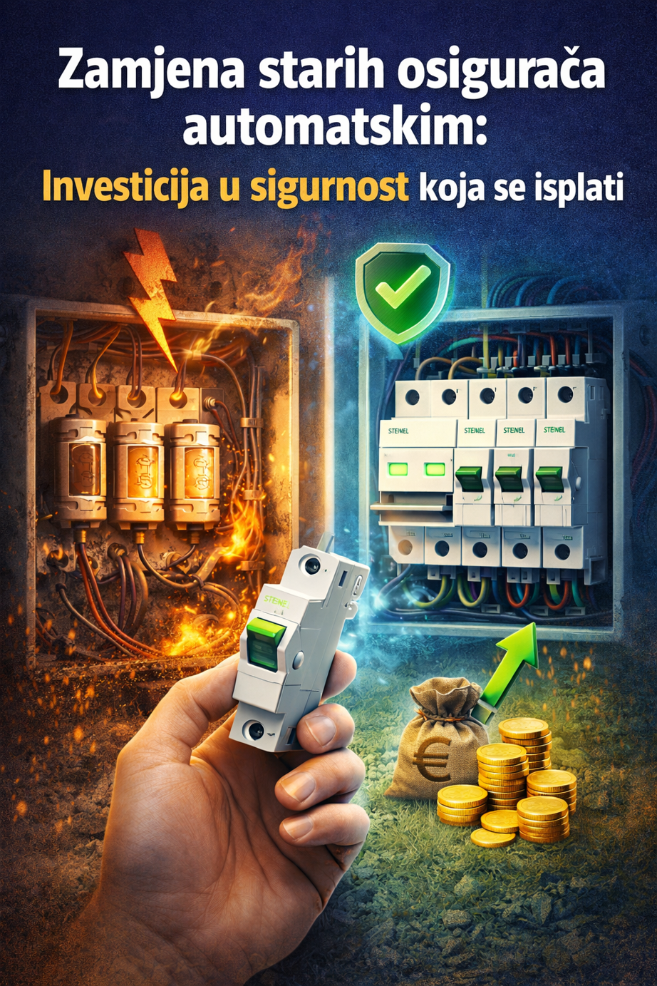 Zamjena starih osigurača automatskim: Investicija u sigurnost koja se isplati
