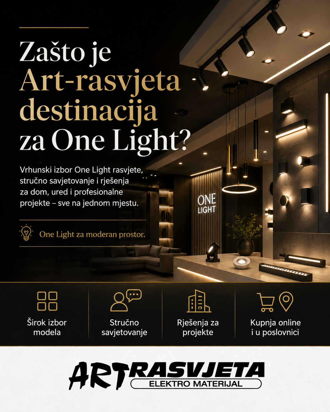 Zašto je Art-rasvjeta destinacija za One Light?