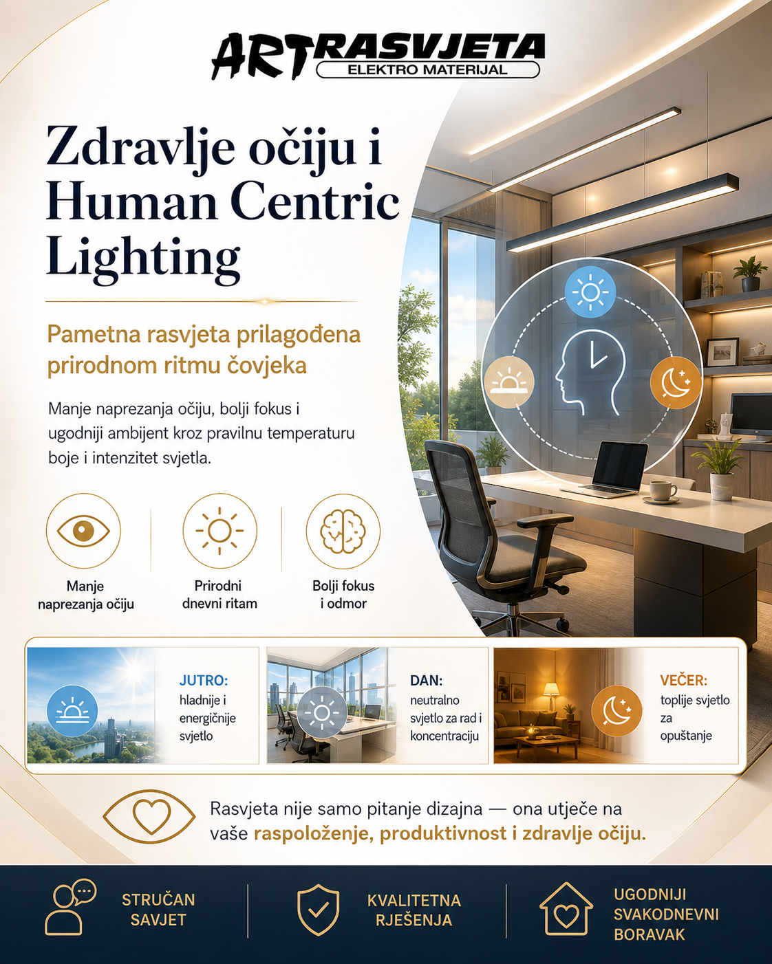 Zdravlje očiju i Human Centric Lighting