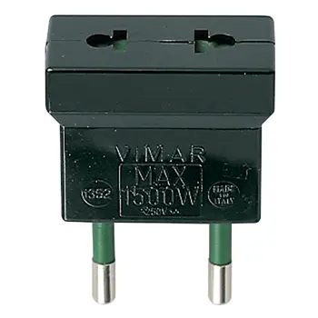 VIMAR UTIKAČ-ADAPTER USA CRNI
